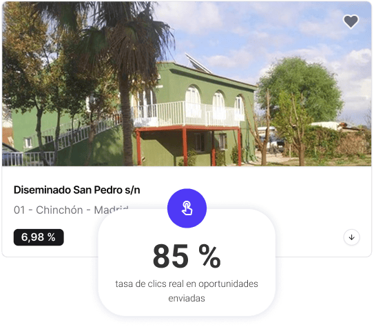 Visualización de propiedades off-market detectadas por IA