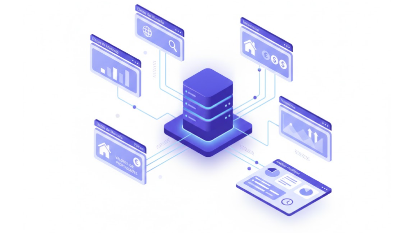 Flujo de datos inmobiliarios a través de APIs
