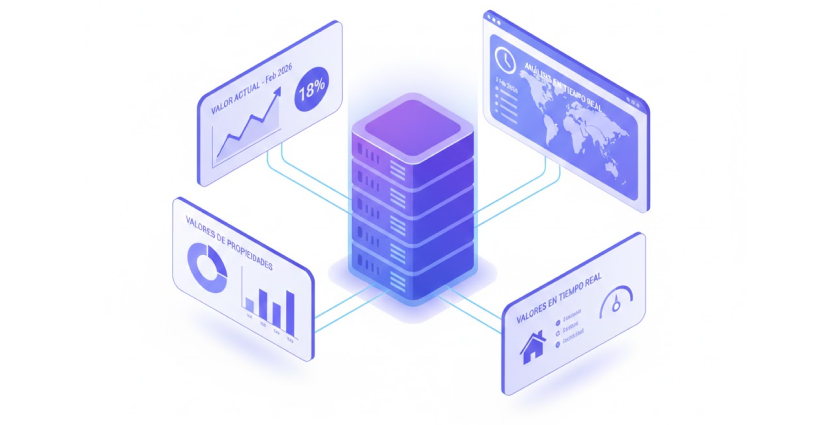 Plataforma inmobiliaria optimizada con APIs